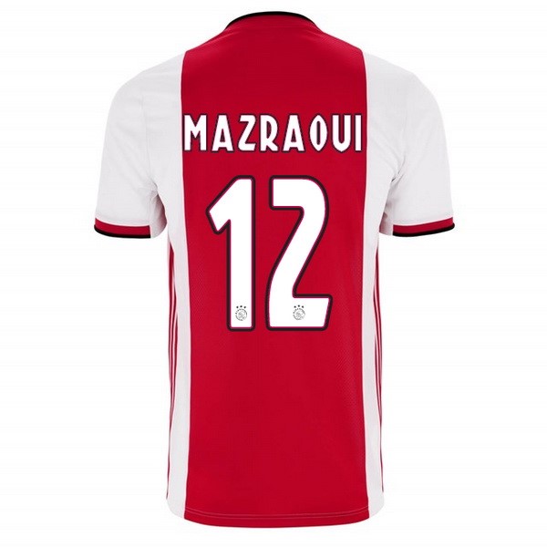 Camiseta Ajax Replica Primera Ropa Mazraoui 2019/20 Rojo